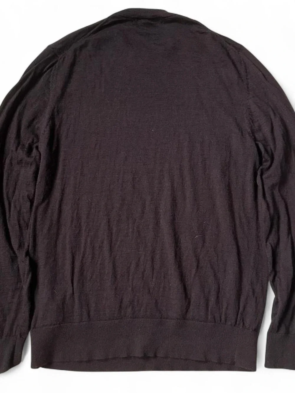 Banana Republic merino wool brown stretchy lightweight sweater